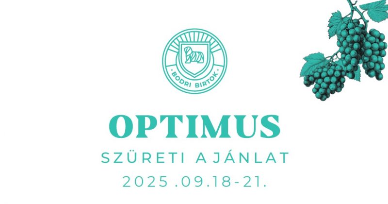 Extra menü az Optimus Étteremben a Szekszárdi Szüreti Napokon! – 2025.09.18-21.