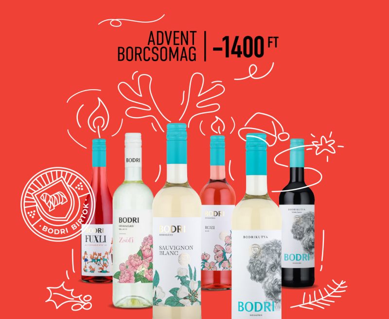 Advent borcsomag