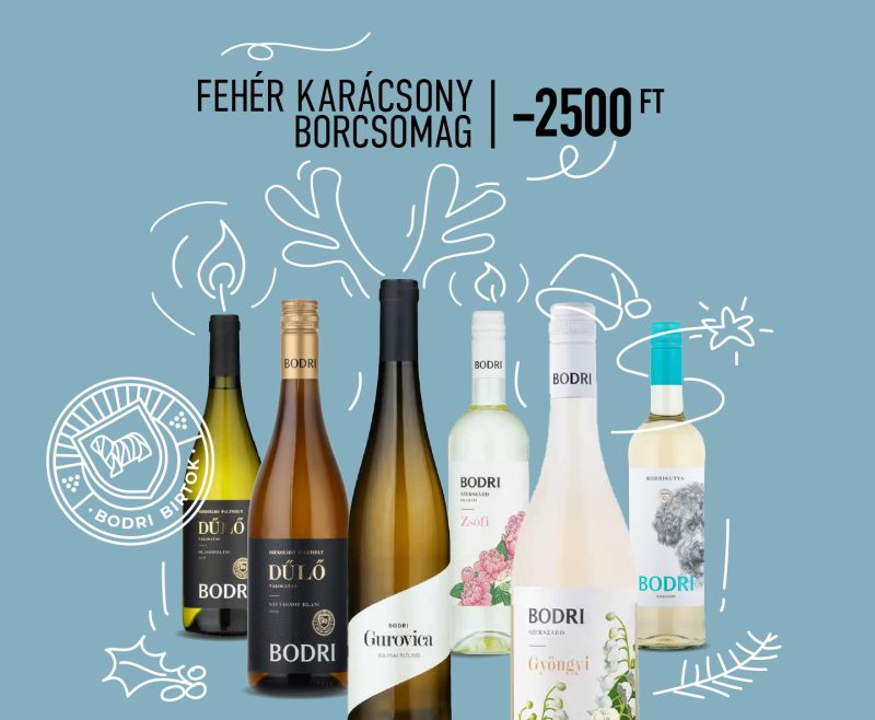 Fehér karácsony borcsomag