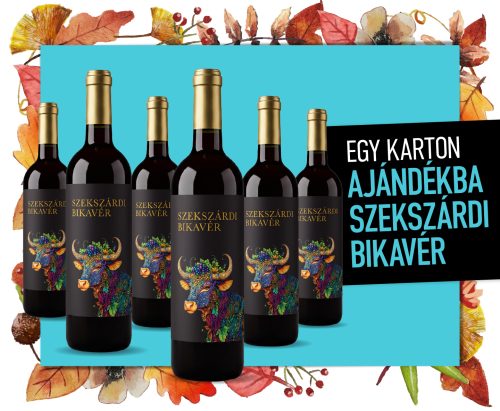 Ajándék karton Szekszárdi Bikavér 2017