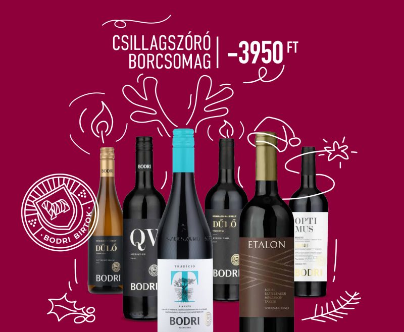 Csillagszóró borcsomag