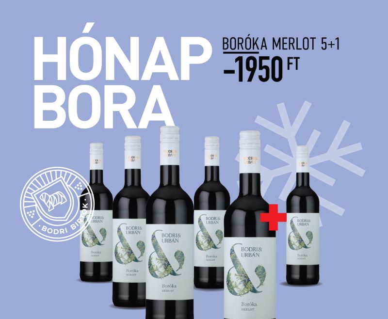 Hónap bora - Boróka Merlot 5 + 1