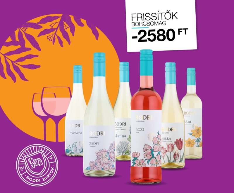 Frissítők Borcsomag