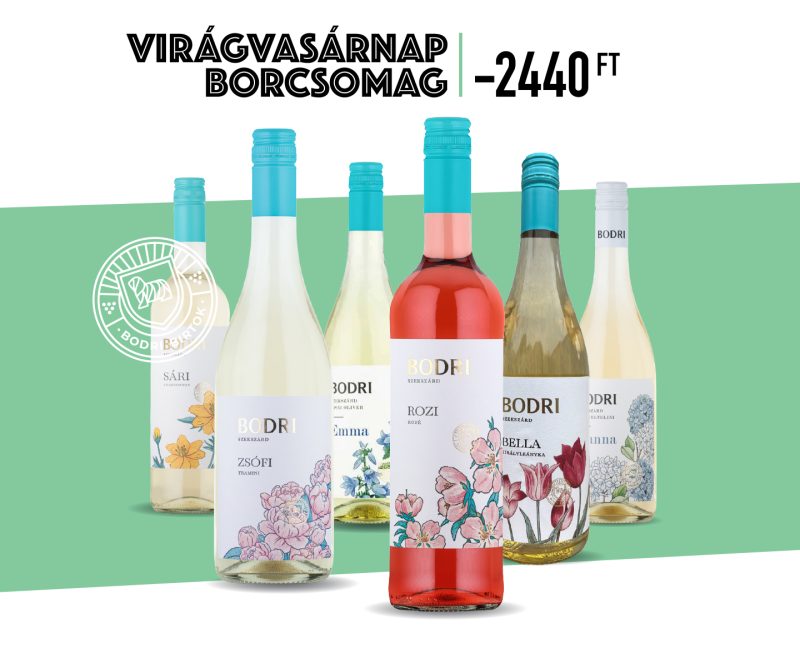 Virágvasárnap Borcsomag